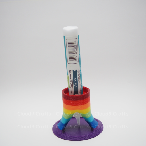 MakeItByMarko - Glue Tube Holder - Rainbow