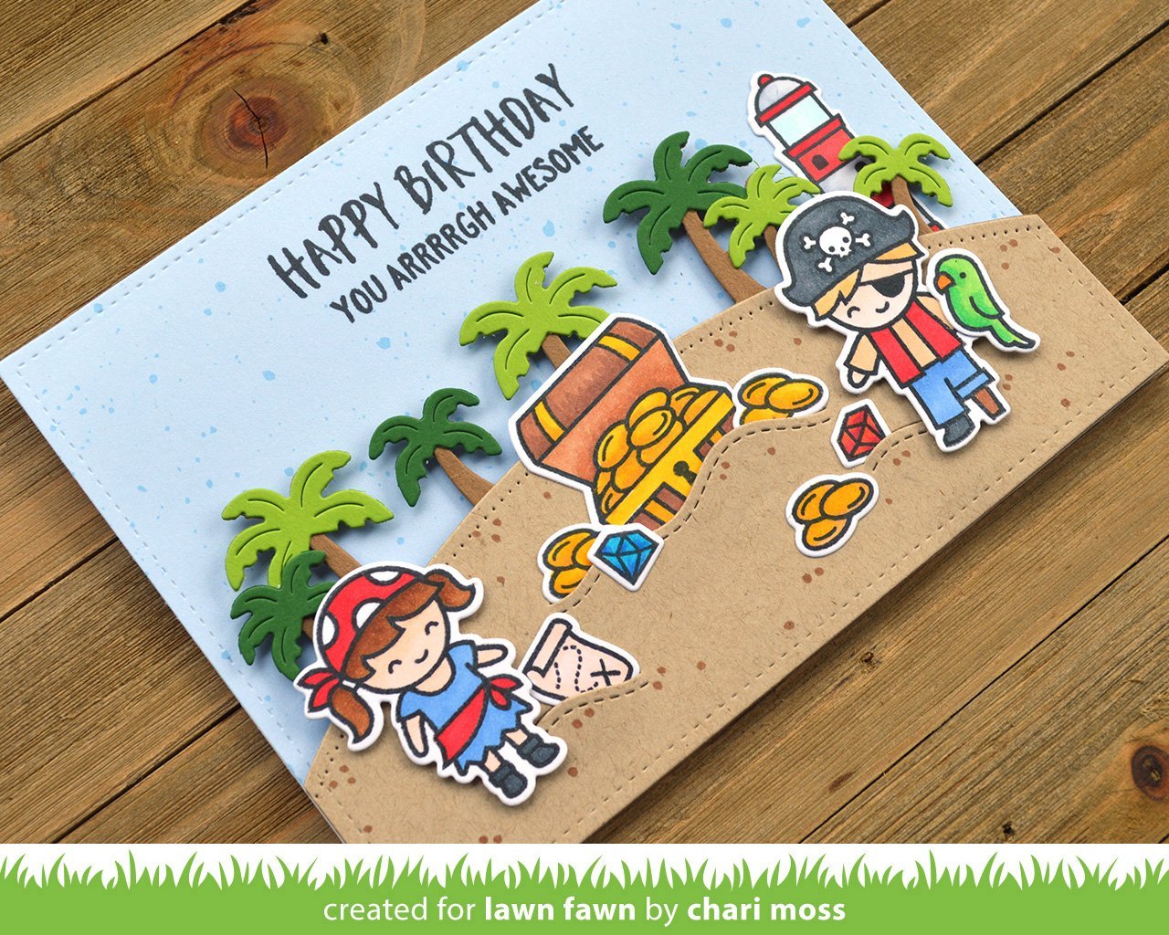Lawn Fawn - Sandy Beach Accents