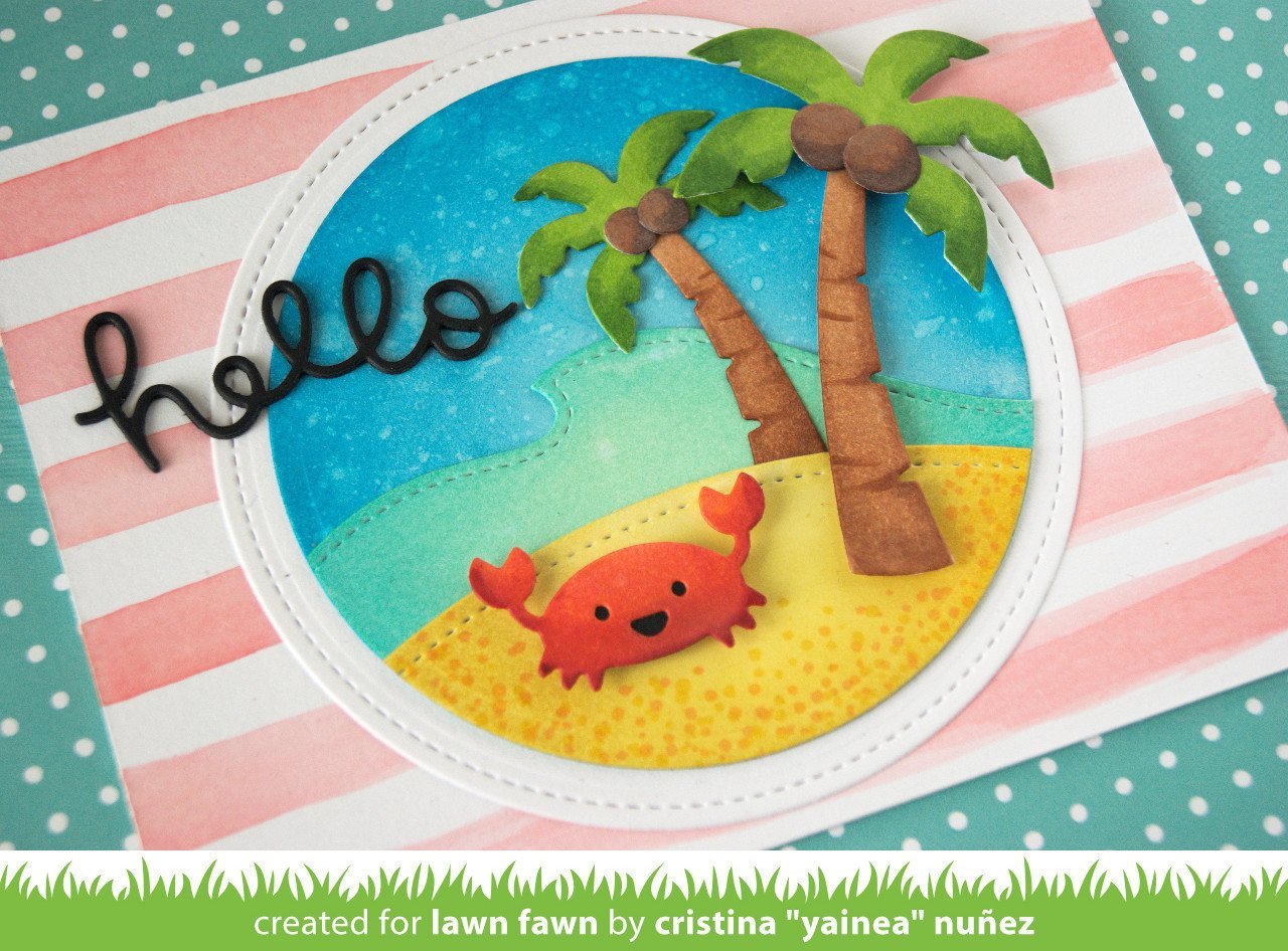 Lawn Fawn - Ocean Hillside Pop-Up Add-On