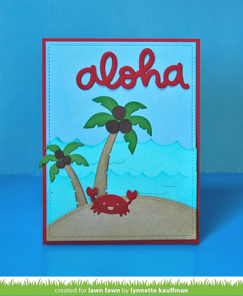 Lawn Fawn - Scripty Aloha
