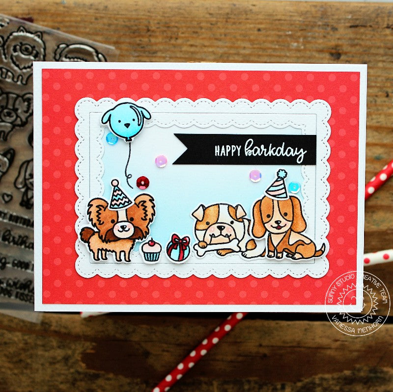 Sunny Studio - Polka-Dot Parade Paper Pad 6x6"