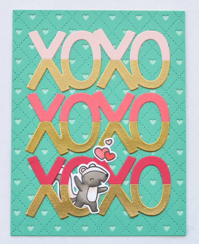 Lawn Fawn - Quilted Heart Backdrop: Portrait