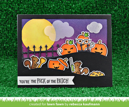 Lawn Fawn - Spooky Fence Border
