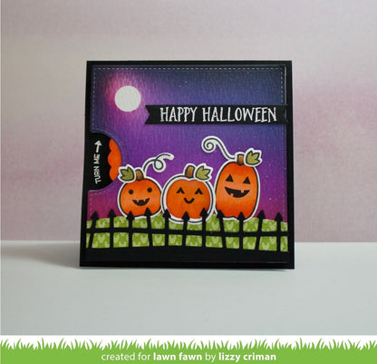 Lawn Fawn - Spooky Fence Border