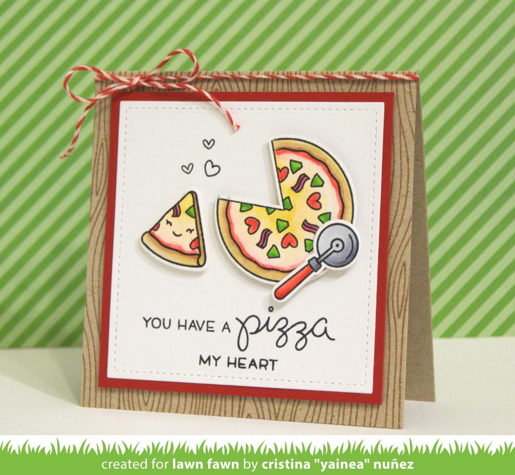 Lawn Fawn - Pizza My Heart