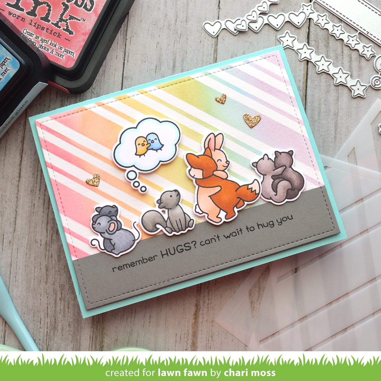 Lawn Fawn - Plaid Stencils (2pcs)