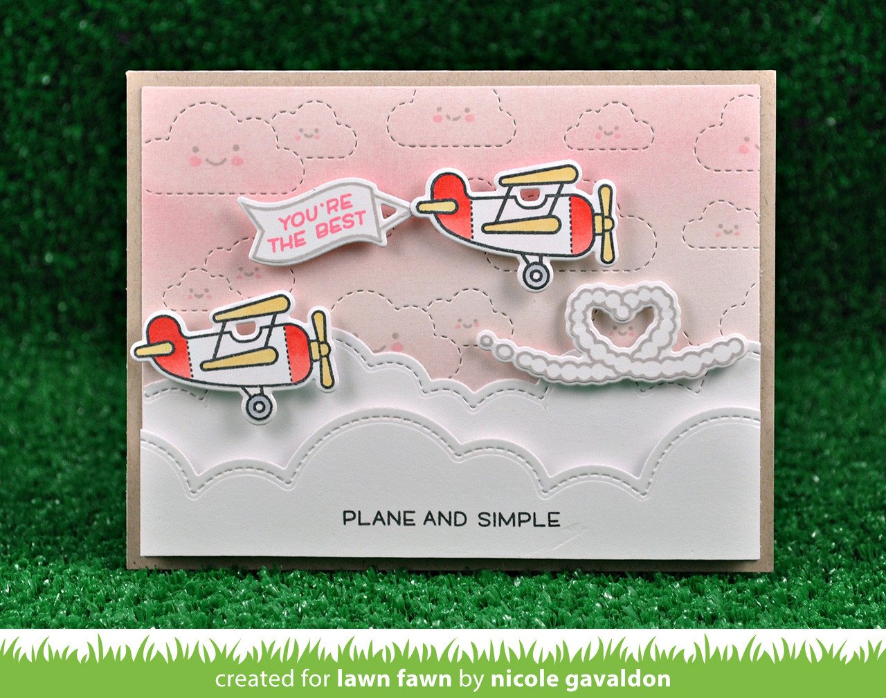 Lawn Fawn - Plane And Simple