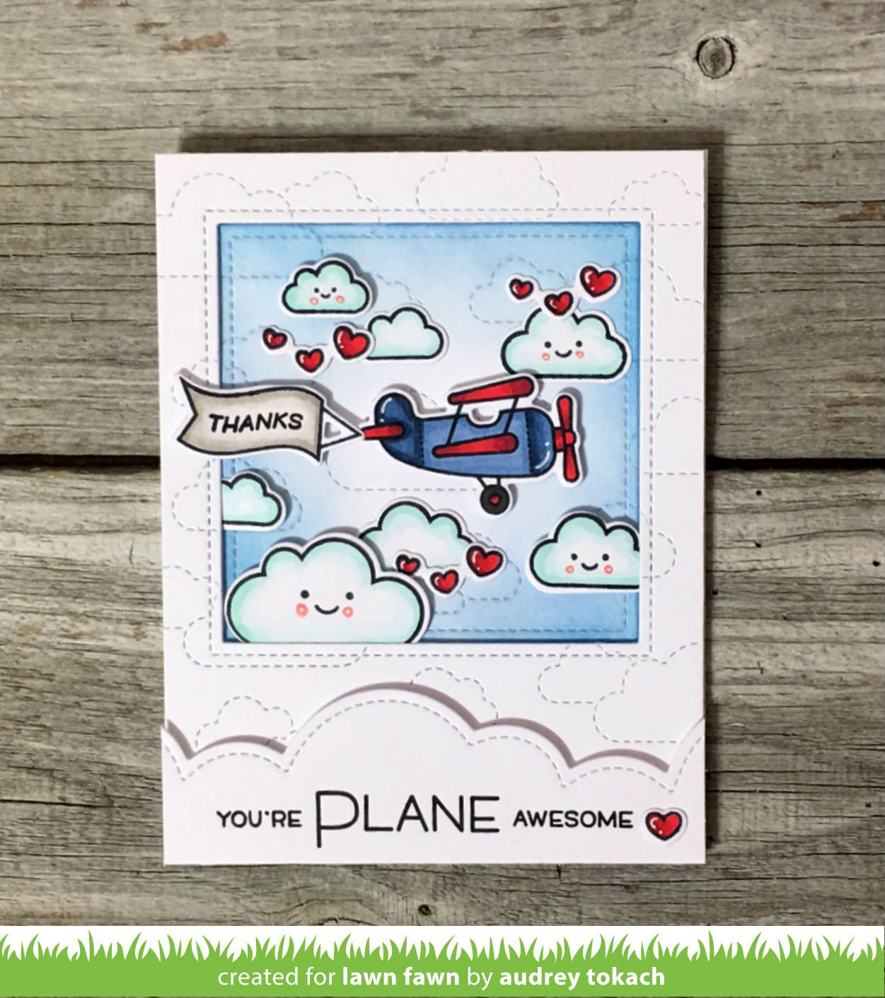 Lawn Fawn - Plane And Simple