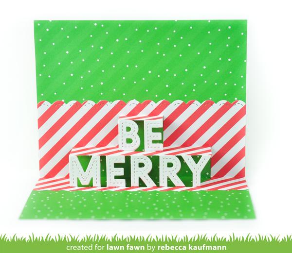 Lawn Fawn - Pop-Up Be Merry