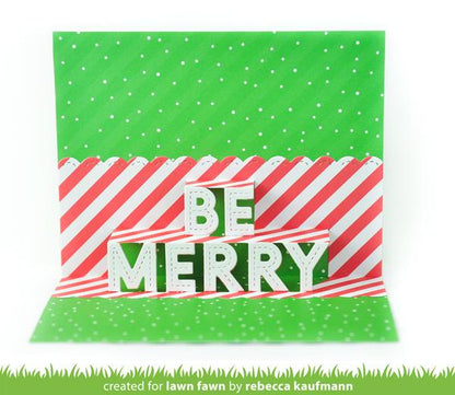 Lawn Fawn - Pop-Up Be Merry