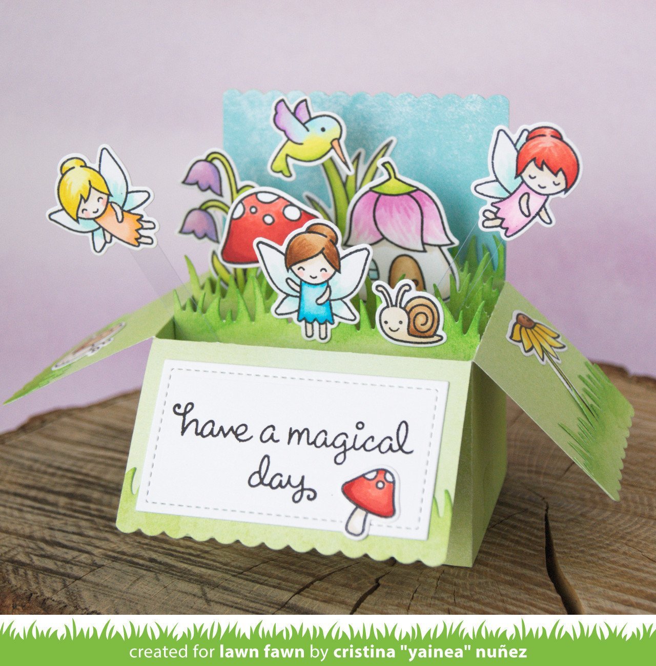 Lawn Fawn - Scalloped Box Card Pop-Up Dies