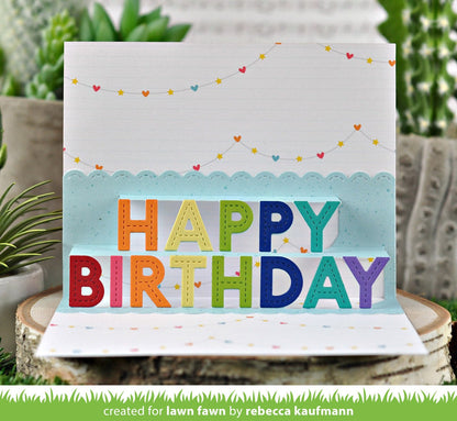 Lawn Fawn - Pop-Up Happy Birthday