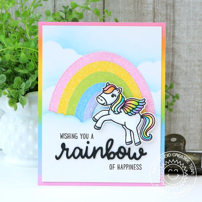 Sunny Studio - Rainbow Word Die