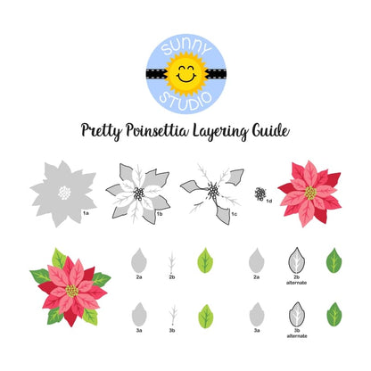 Sunny Studio - Pretty Poinsettia