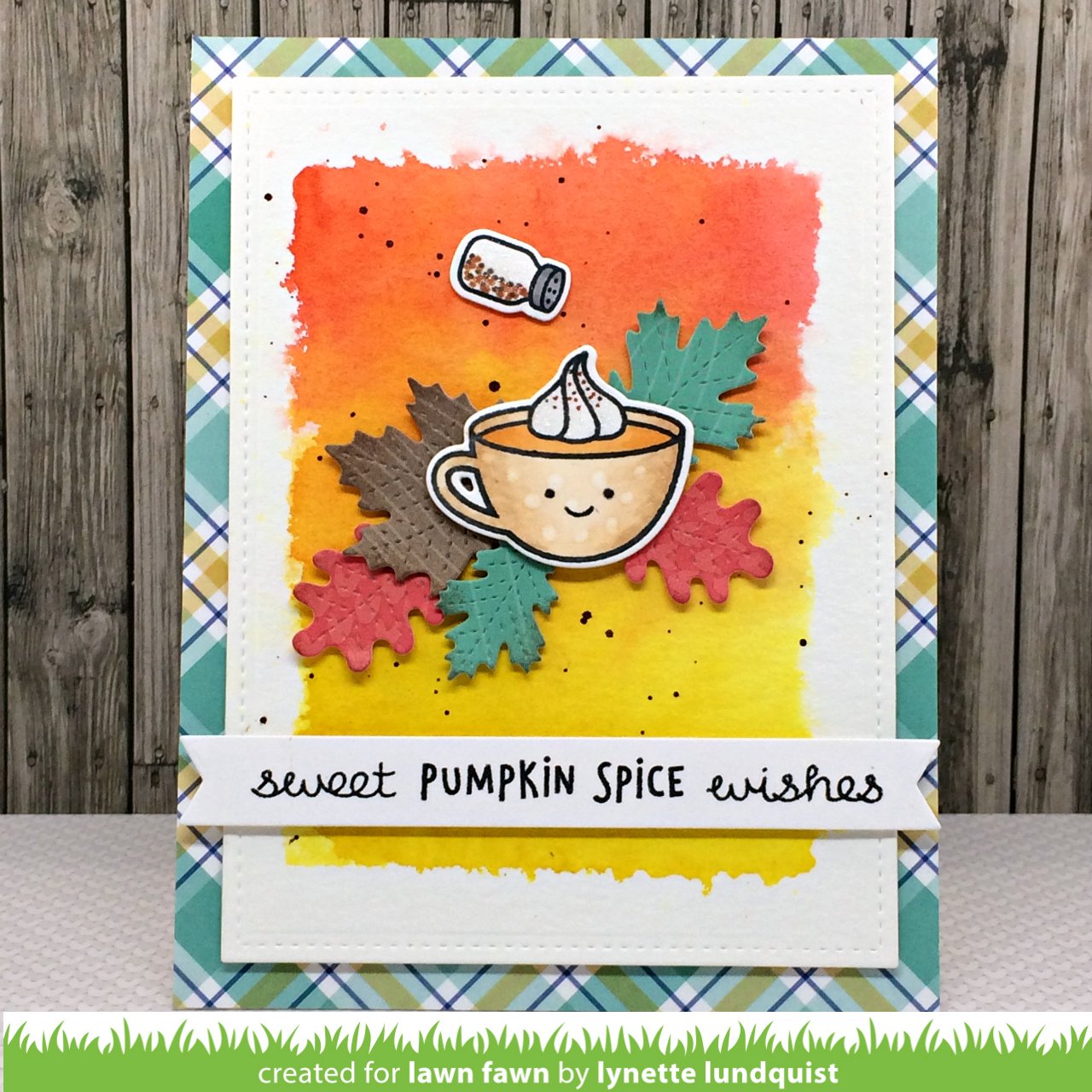 Lawn Fawn - Stitched Leaves