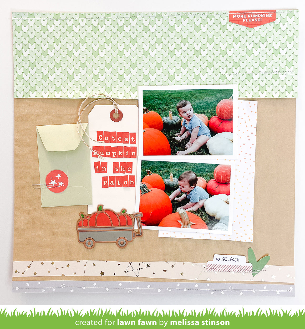 Lawn Fawn - Pumpkin Wagon