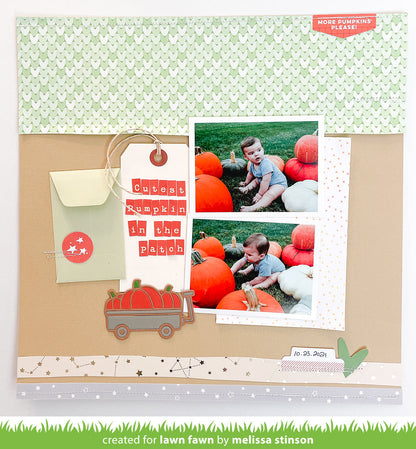 Lawn Fawn - Pumpkin Wagon