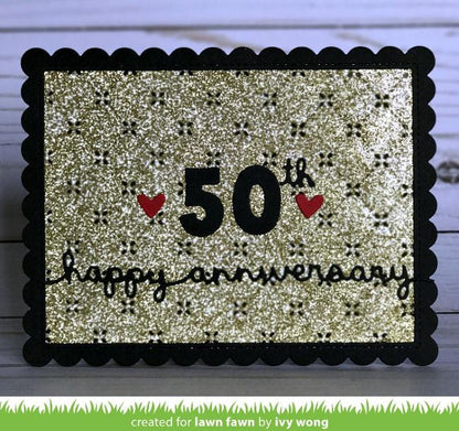 Lawn Fawn - Happy Anniversary Border
