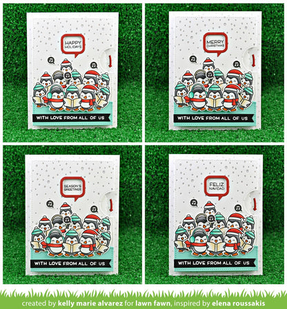 Lawn Fawn - Reveal Wheel Holiday Sentiments
