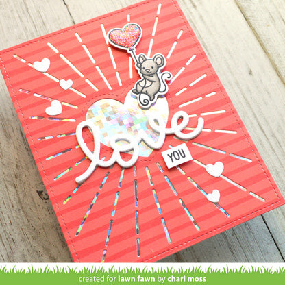 Lawn Fawn - Radiant Heart Backdrop