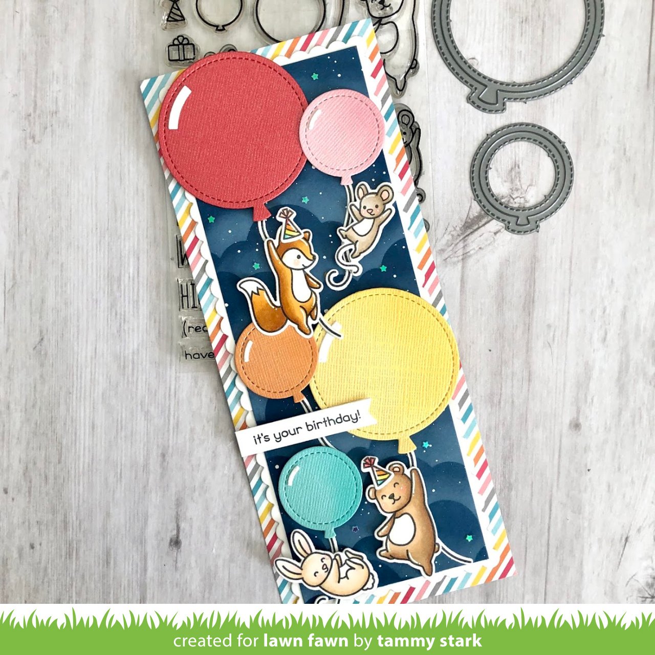 Lawn Fawn - Outside In Stitched Balloon Stackables