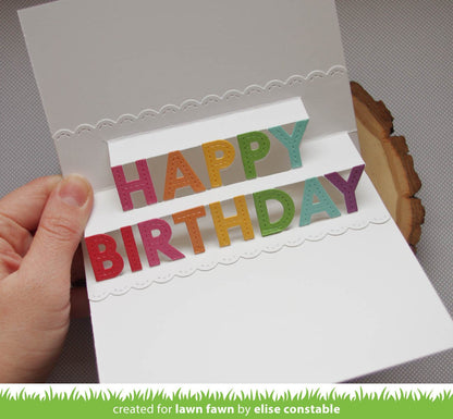 Lawn Fawn - Pop-Up Happy Birthday