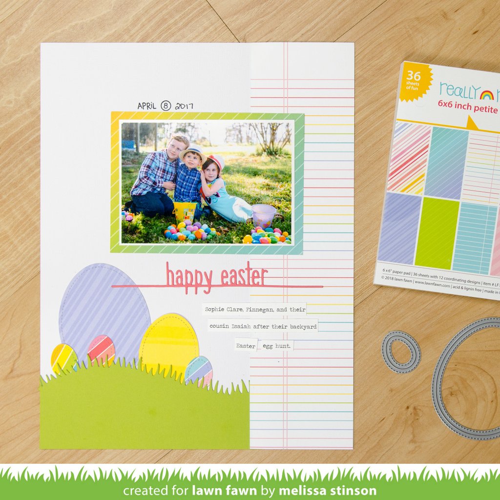 Lawn Fawn - Happy Easter Line Border
