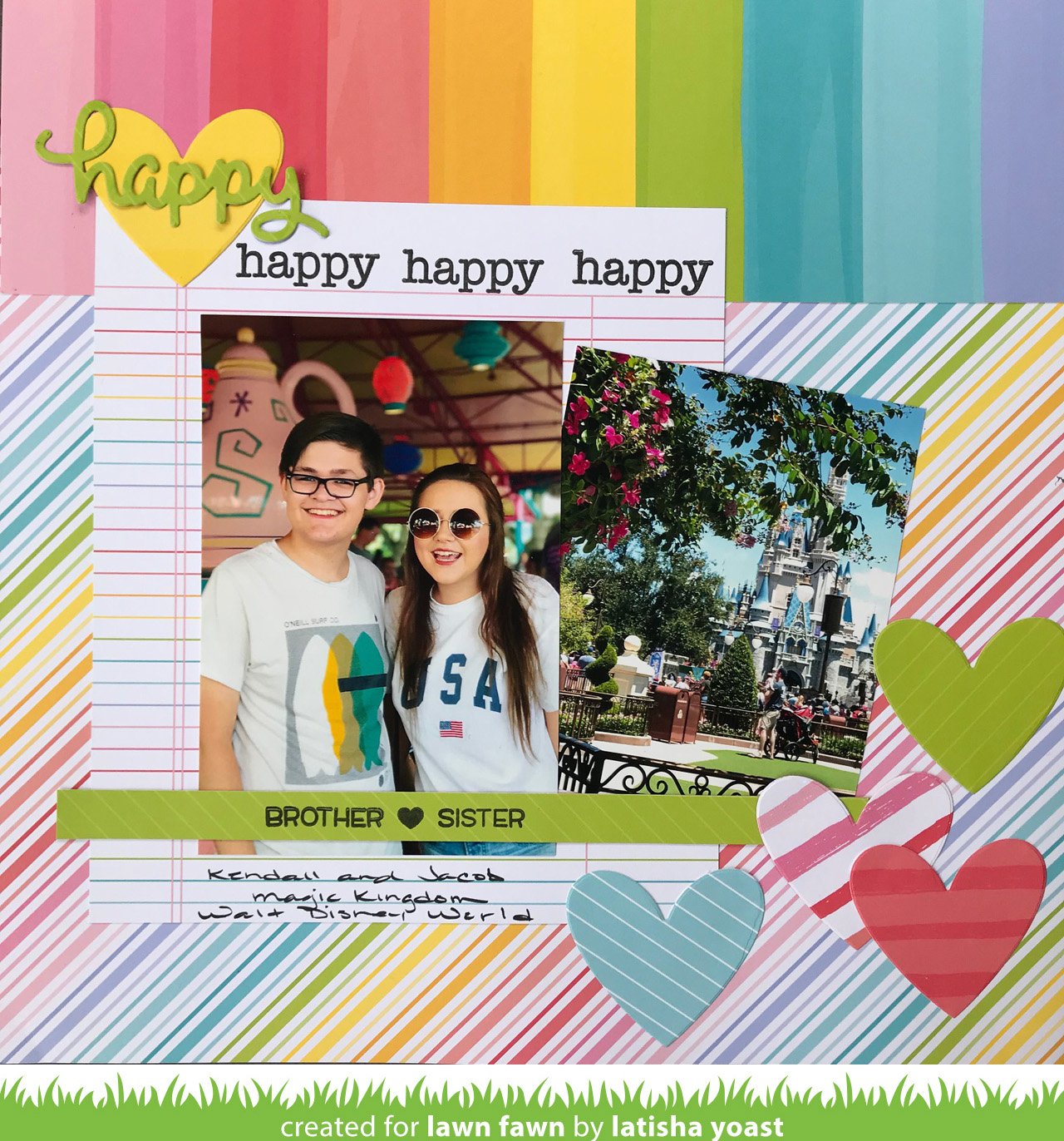 Lawn Fawn - Happy Happy Happy Add-On: Family