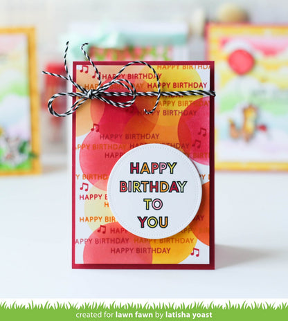 Lawn Fawn - Reveal Wheel Circle Sentiments