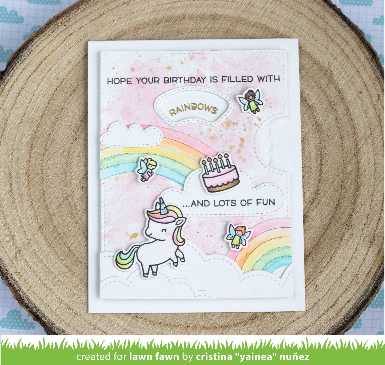 Lawn Fawn - Reveal Wheel Friends & Family Sentiments