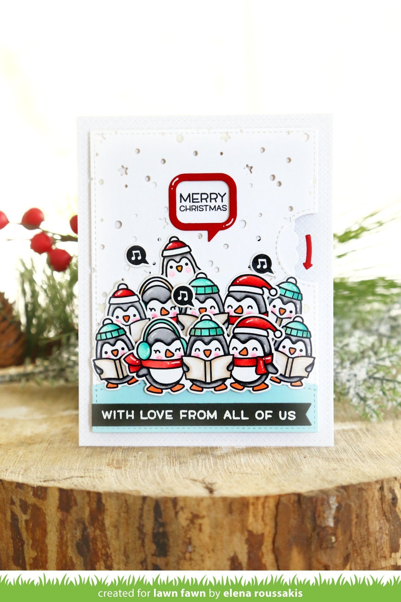 Lawn Fawn - Reveal Wheel Holiday Sentiments