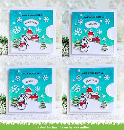 Lawn Fawn - Reveal Wheel Holiday Sentiments