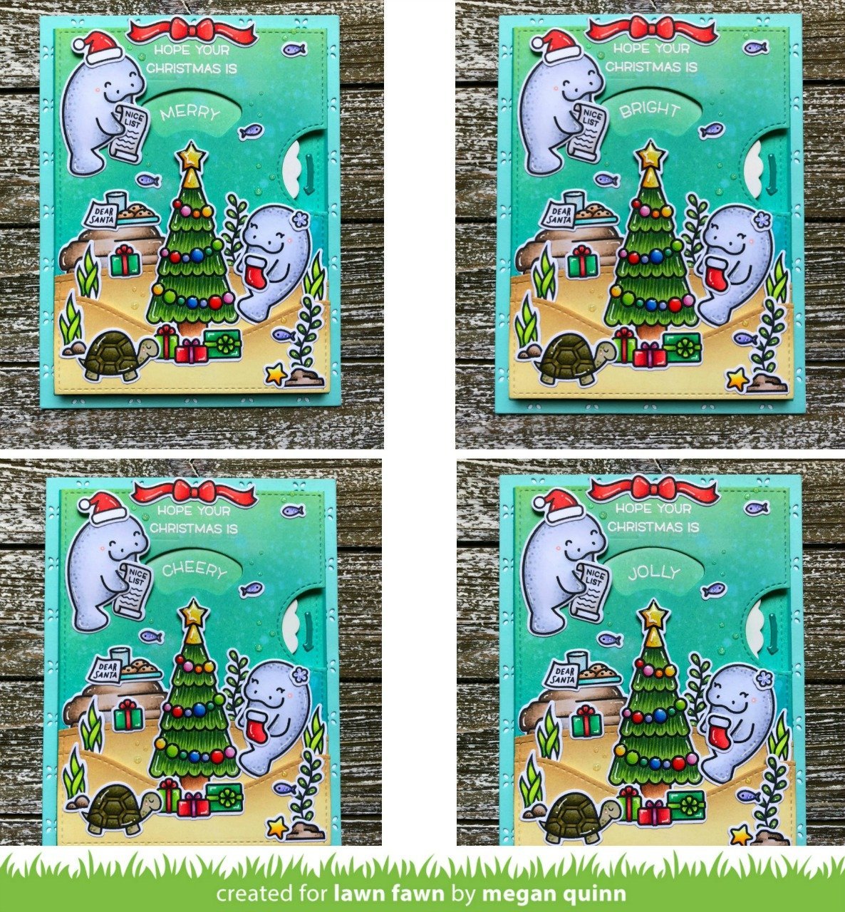 Lawn Fawn - Reveal Wheel Holiday Sentiments