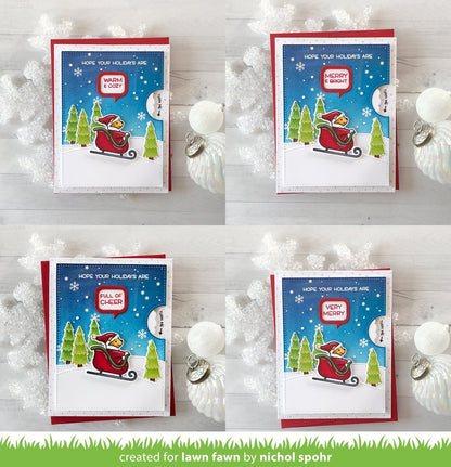 Lawn Fawn - Reveal Wheel Holiday Sentiments