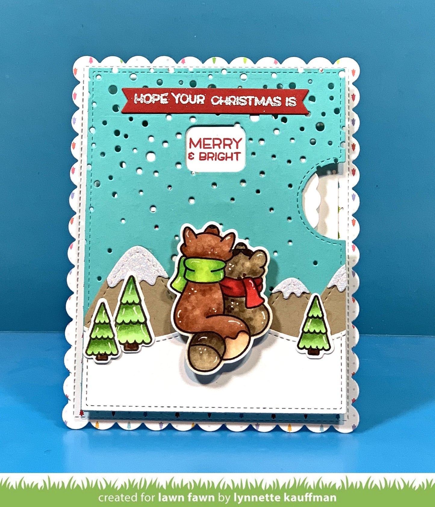 Lawn Fawn - Reveal Wheel Holiday Sentiments
