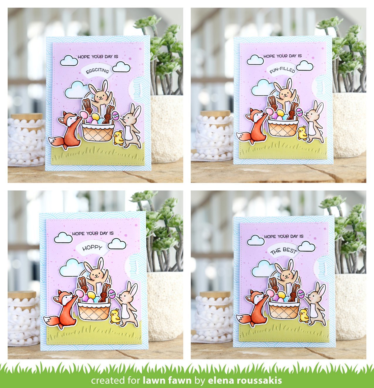 Lawn Fawn - Reveal Wheel Spring Sentiments