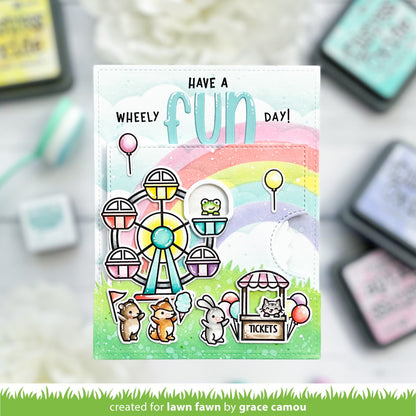 Lawn Fawn - Reveal Wheel Wheely Great Day Add-On