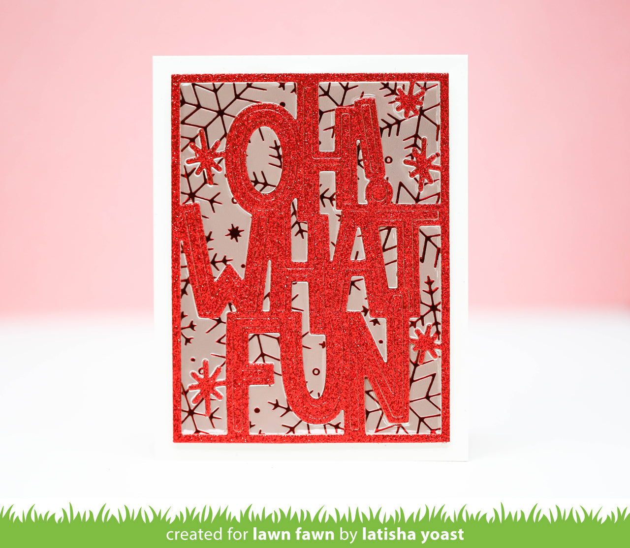 Lawn Fawn - Giant Outlined Oh What Fun
