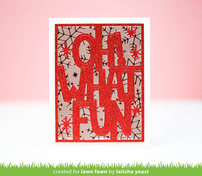 Lawn Fawn - Giant Outlined Oh What Fun