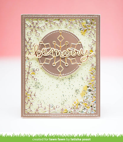 Lawn Fawn - Snow Flurries Backdrop