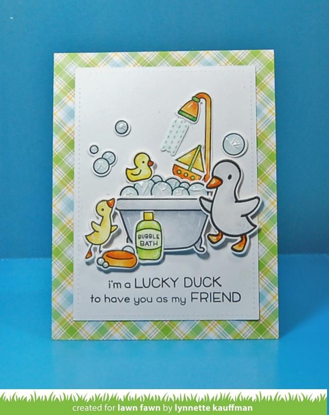 Lawn Fawn - Rub-a-Dub-Dub