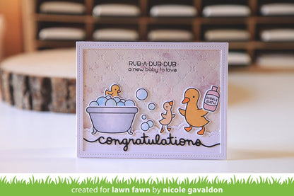 Lawn Fawn - Rub-a-Dub-Dub