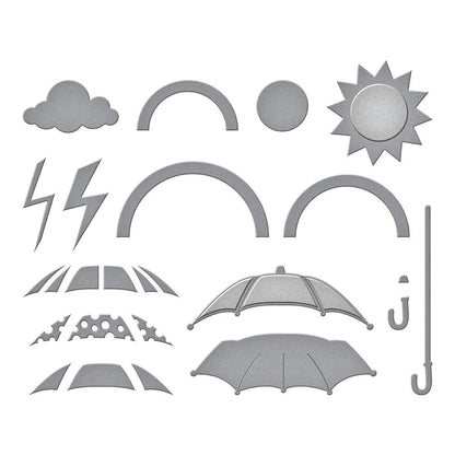 Spellbinders - Rain or Shine Etched Dies