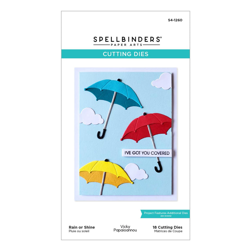 Spellbinders - Rain or Shine Etched Dies
