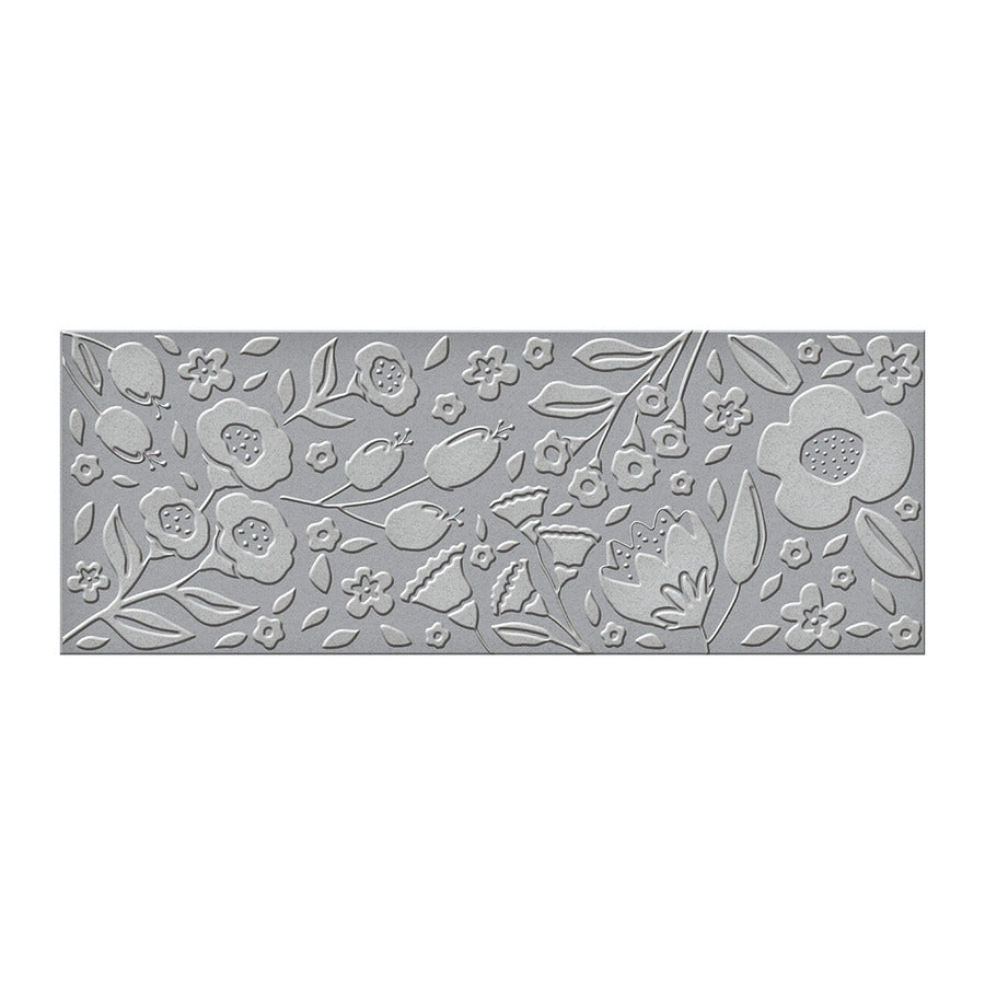 Spellbinders - Slimline Flora Embossing Folder