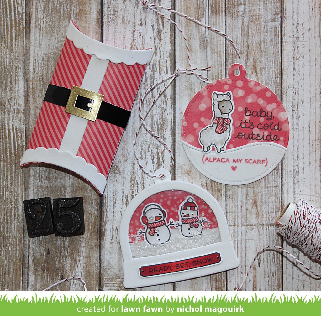 Lawn Fawn - Stitched Circle Tags