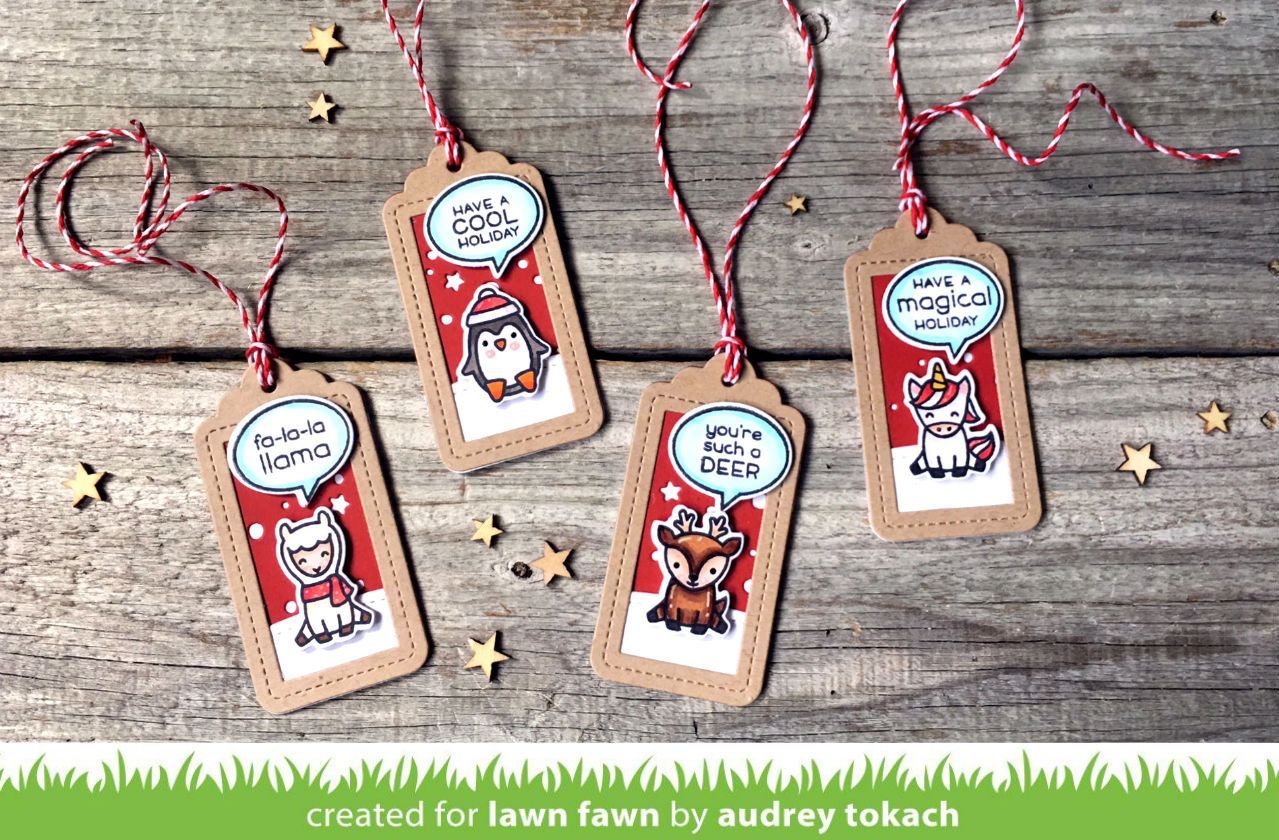 Lawn Fawn - Say What? Gift Tags