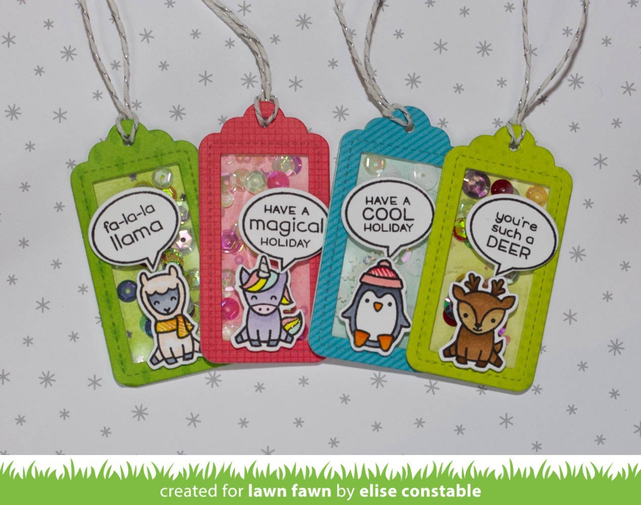 Lawn Fawn - Say What? Gift Tags