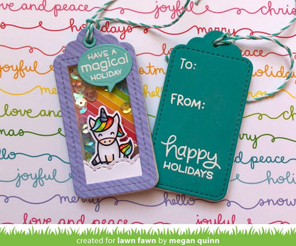 Lawn Fawn - Say What? Gift Tags