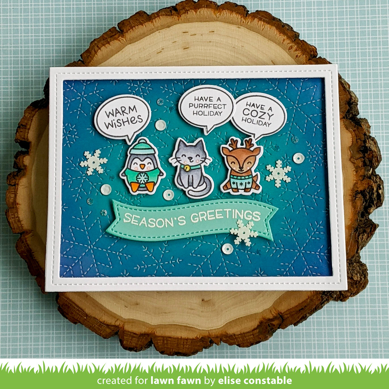 Lawn Fawn - Say What? Holiday Critters